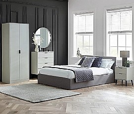 Alba Silk Grey Bedroom Furniture range